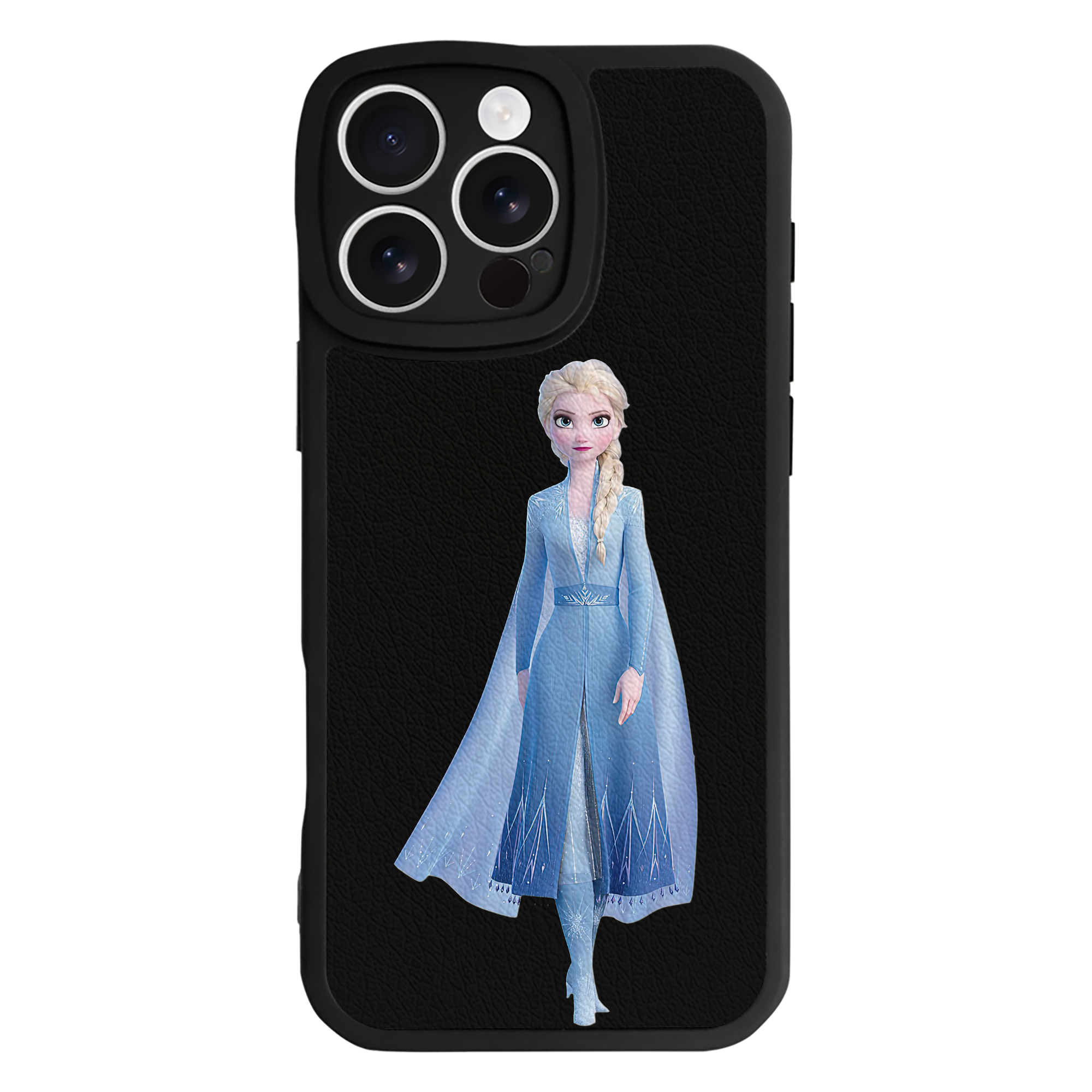 （画像用） アナと雪の女王 アンナ エルサ Frozen Anna Elsa 【iPhone 16シリーズ対応】シリコンスマホケース（レザー調） 材質：シリコン